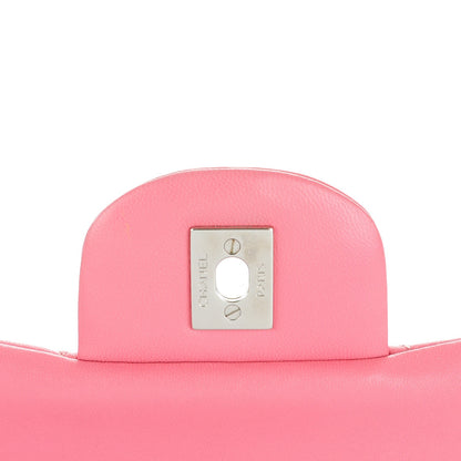 Chanel Lambskin Quilted Jumbo Double Flap Pink 6 of 10
