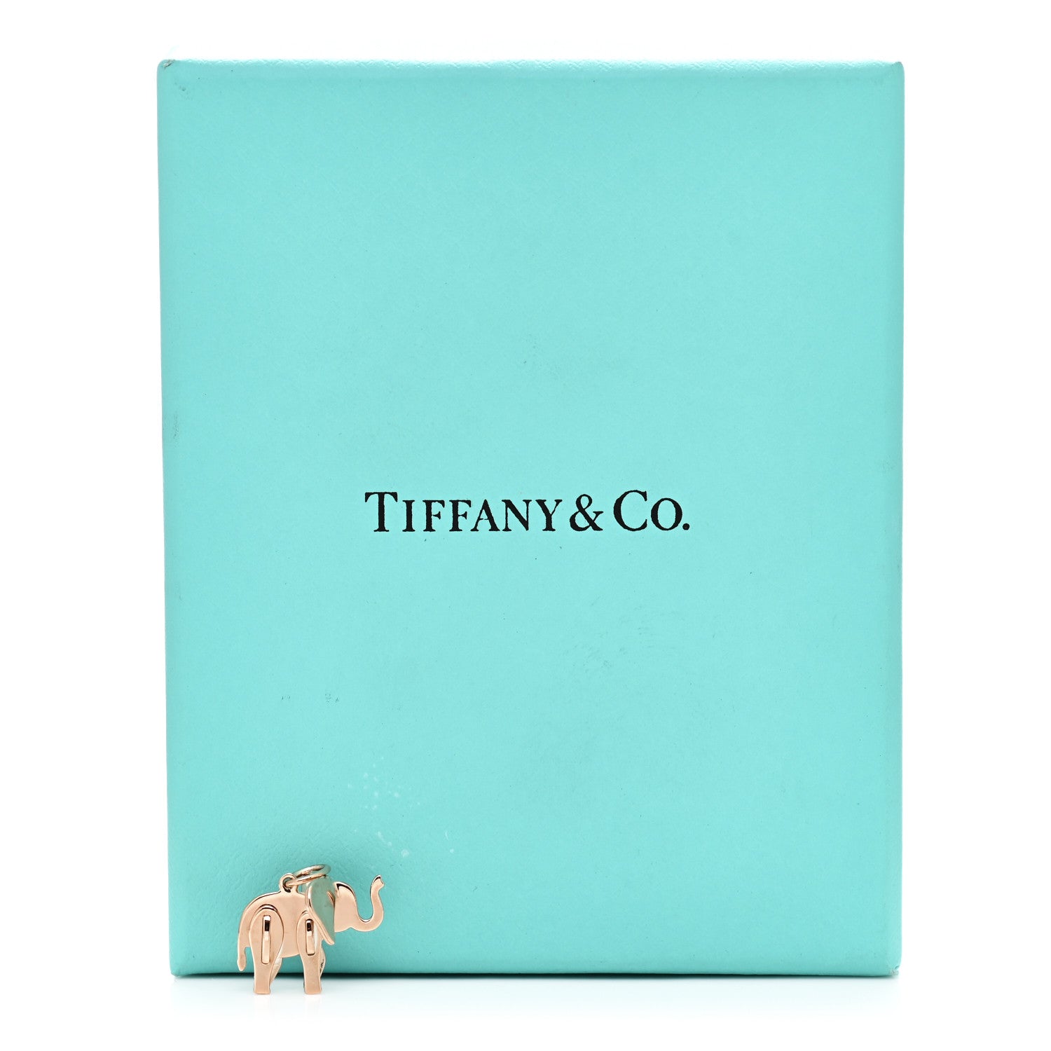 Tiffany 18K Rose Gold Save The Wild Elephant Charm 5 of 5