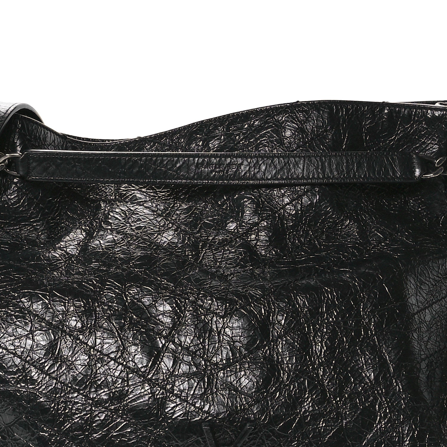 Saint Laurent Crinkled Calfskin Matelasse Monogram Large Niki Shopper Tote Black 8 of 10