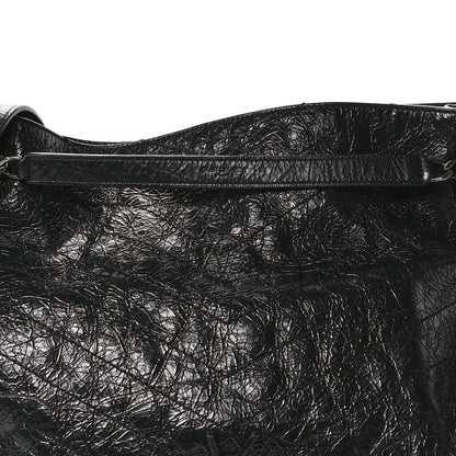 Saint Laurent Crinkled Calfskin Matelasse Monogram Large Niki Shopper Tote Black 8 of 10