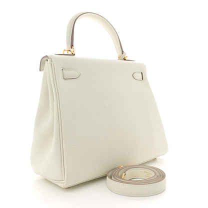 Hermes Togo Kelly Retourne 25 Mushroom 3 of 12