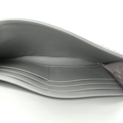 Christian Dior Oblique Saddle Chain Long Wallet Grey 5 of 11