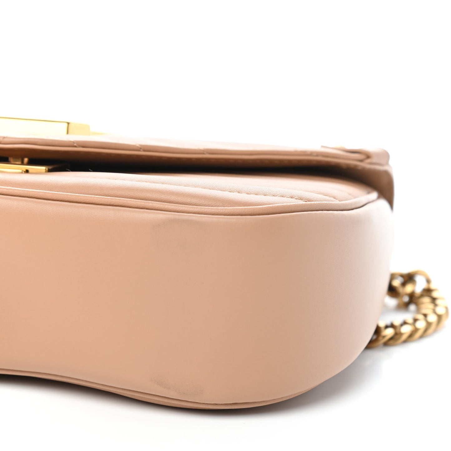 Calfskin New Wave Chain MM Noisette
