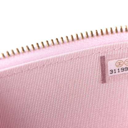 Chanel Caviar Quilted Mini Vanity Case With Chain Light Pink 7 of 10