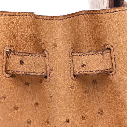 Hermes Ostrich Birkin 35 Gold 22 of 27