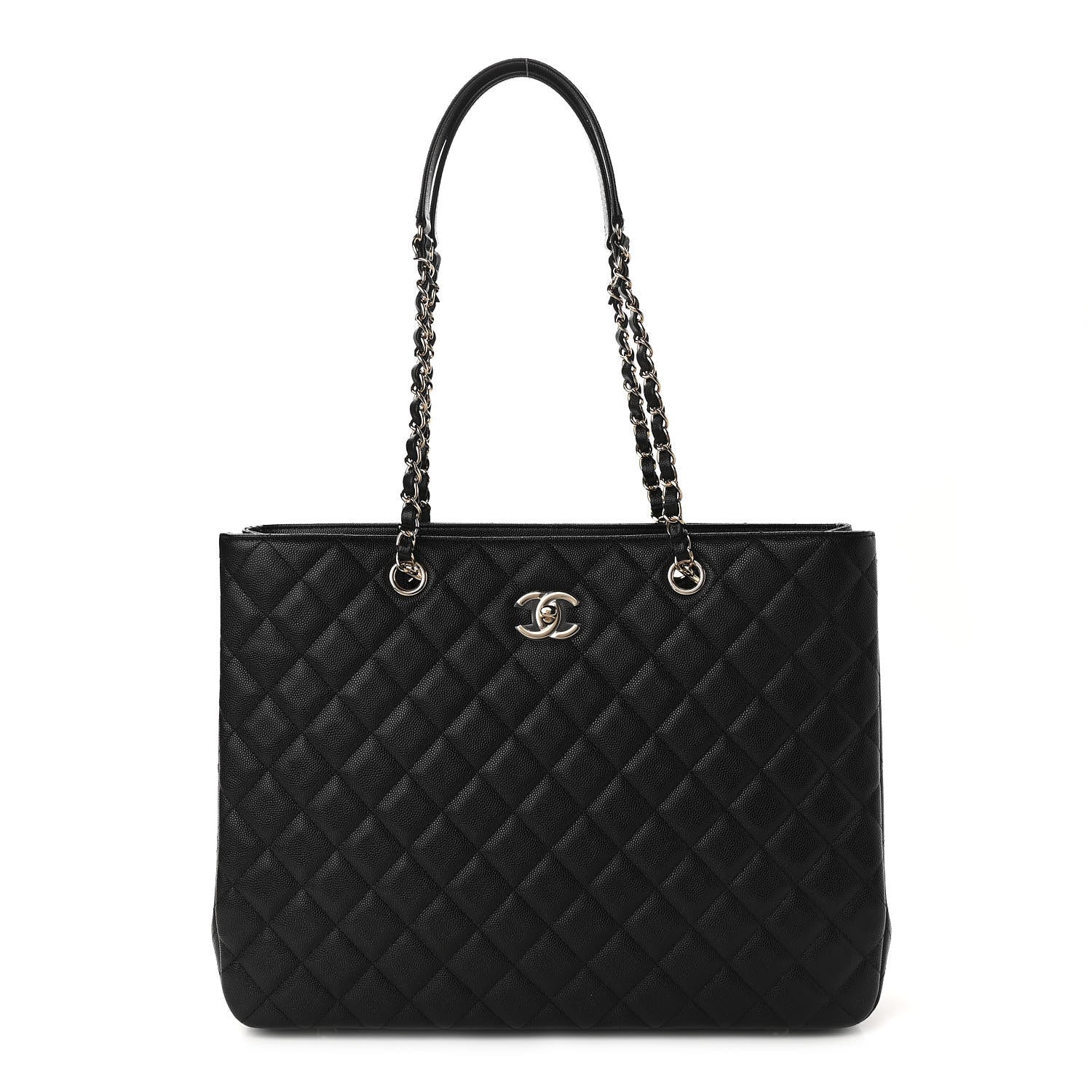 Chanel Caviar Quilted Large Shopping Tote Black 1 of 10