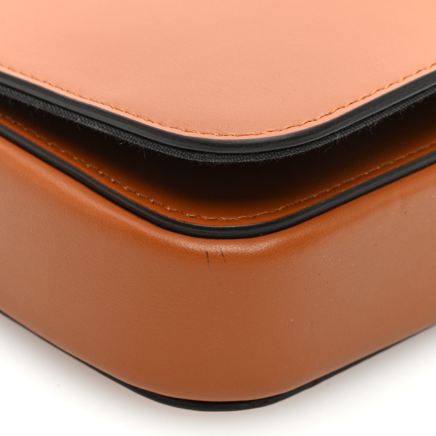 Fendi Vitello Grace Matte Fendigraphy Wallet on Chain Cuoio 10 of 11