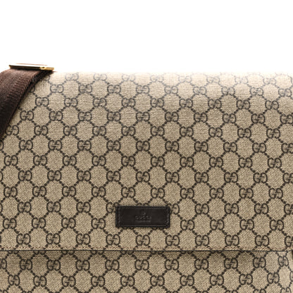 Gucci GG Plus Monogram Messenger Diaper Bag Dark Brown 8 of 10