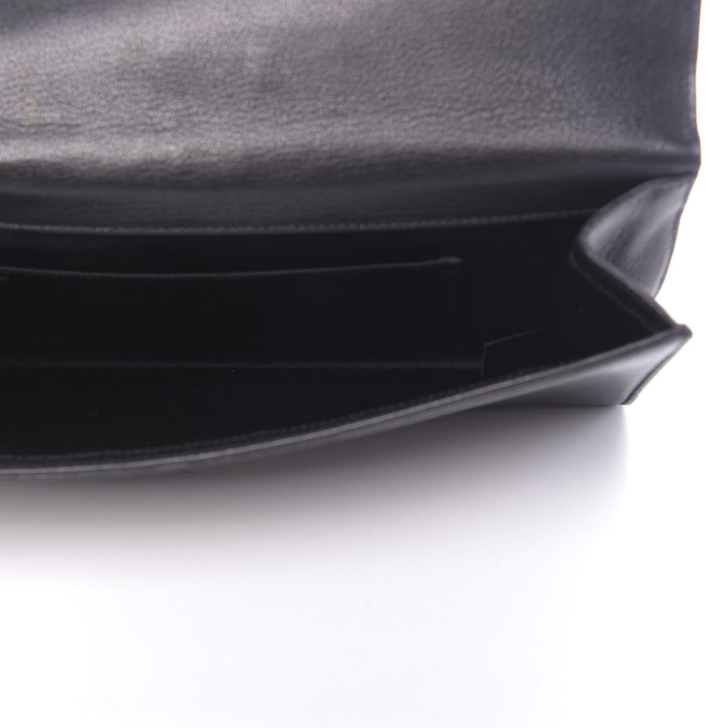 Calfskin Monogram Large Belle De Jour Clutch Black
