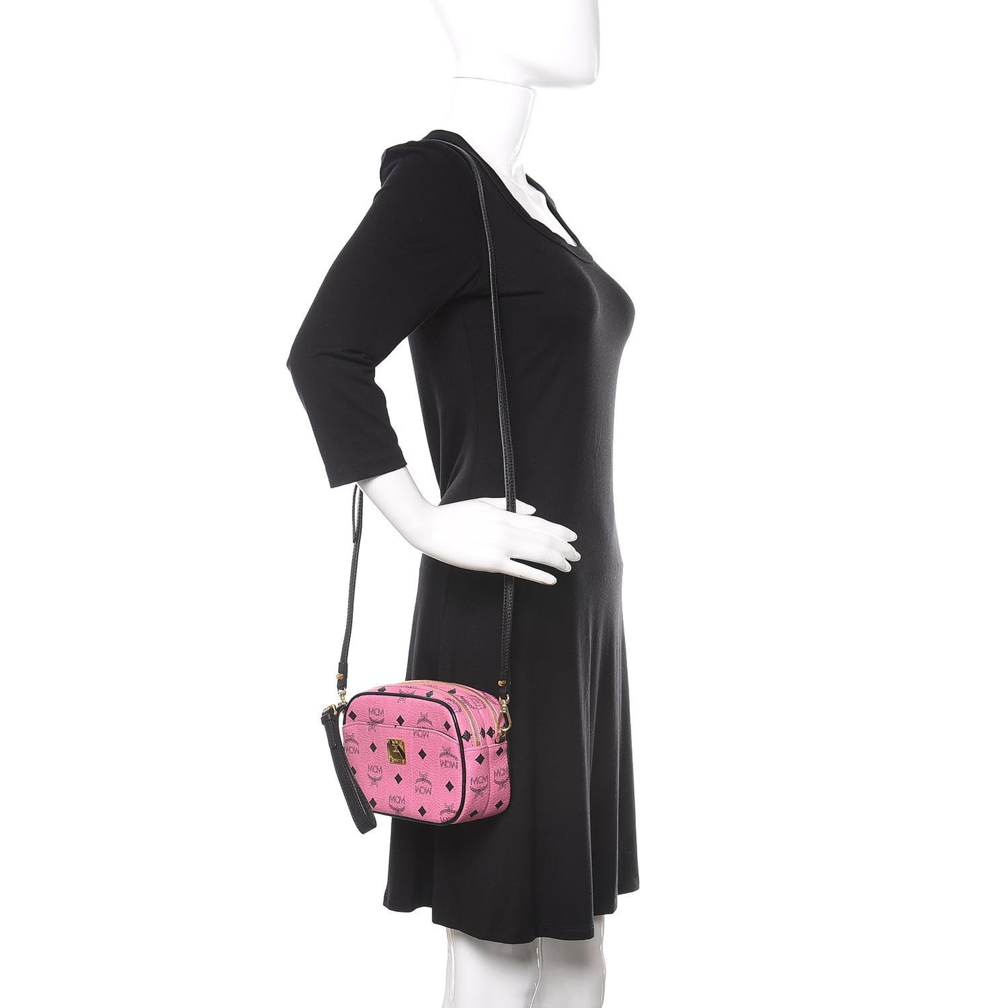 Visetos Mini Camera Crossbody Bag Pink