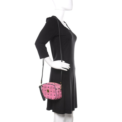 MCM Visetos Mini Camera Crossbody Bag Pink 2 of 10