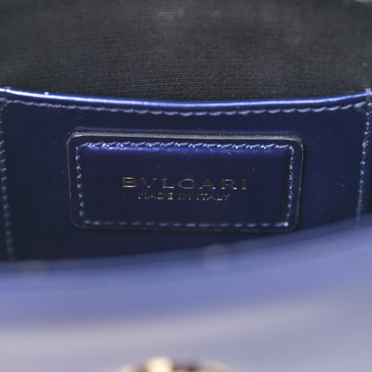 Bulgari Patent Serpenti Forever Crossbody Blue 6 of 10