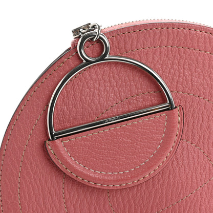 Hermes Chevre Mysore In-The-Loop-To-Go Pochette Rose Lipstick 9 of 12