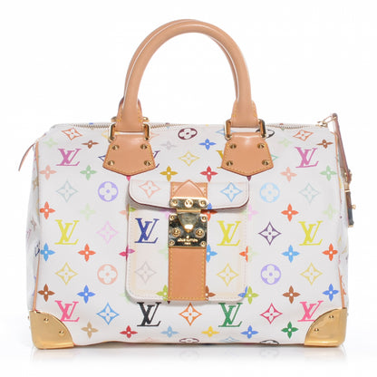 Louis Vuitton Monogram Multicolor Speedy 30 White 1 of 8