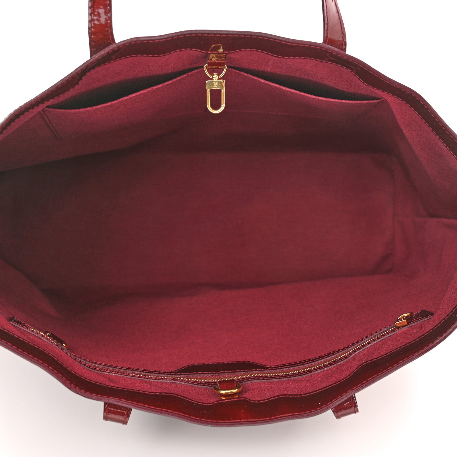 Louis Vuitton Vernis Wilshire GM Rouge Fauviste 4 of 8