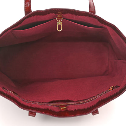 Louis Vuitton Vernis Wilshire GM Rouge Fauviste 4 of 8