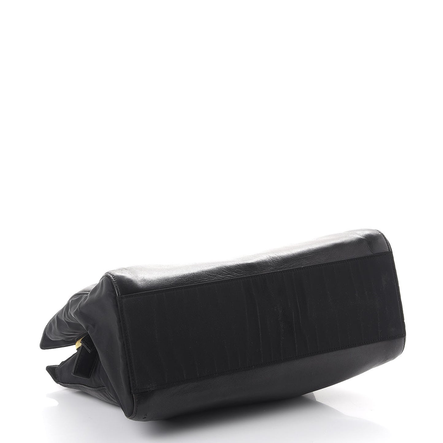 Nappa Chain Tote Black