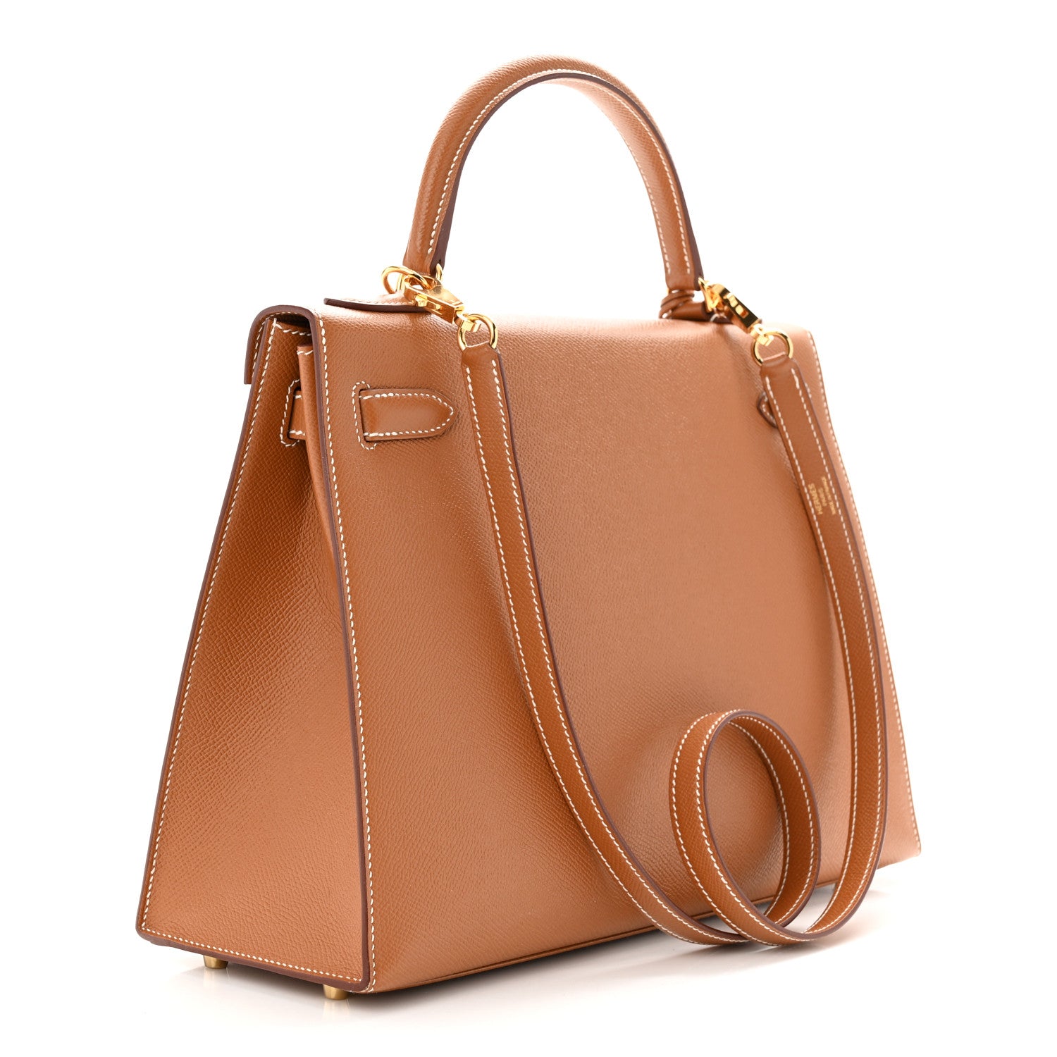 Hermes Epsom Kelly Sellier 32 Gold 3 of 12