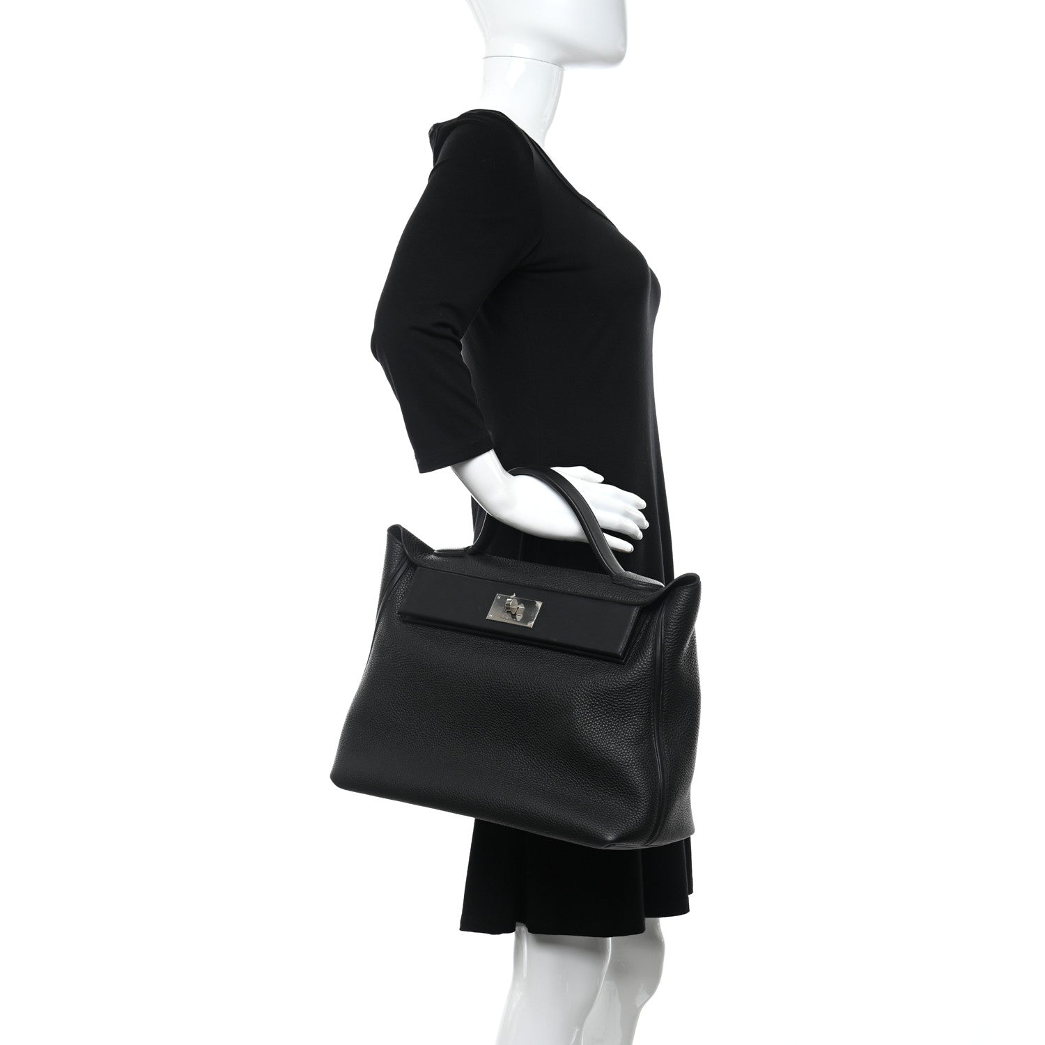 Hermes Taurillon Maurice Swift 24/24 35 Black 2 of 9