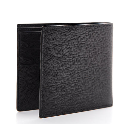 Saint Laurent Grain De Poudre Paris East West Wallet Black 2 of 7