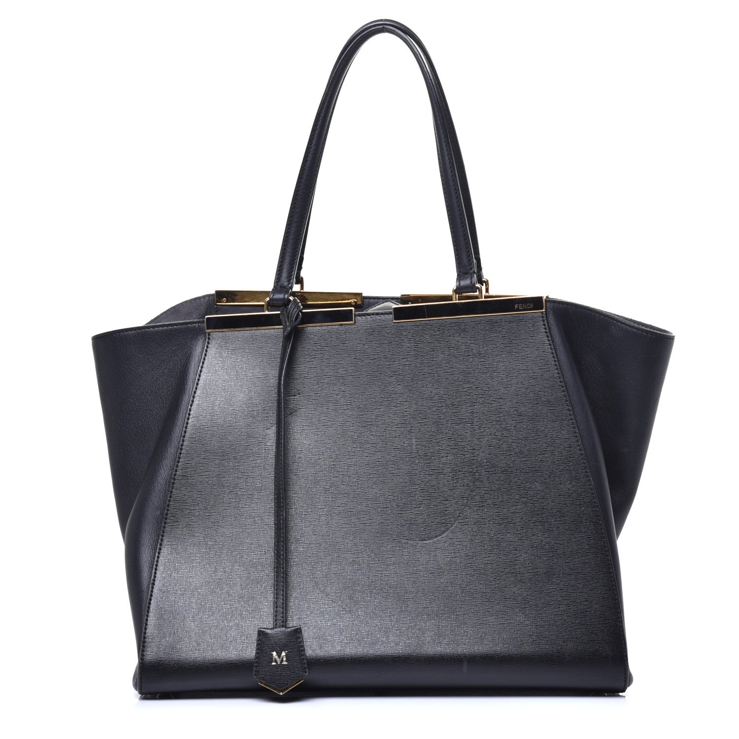 Fendi Vitello Elite Large 3Jours Tote Black 1 of 10