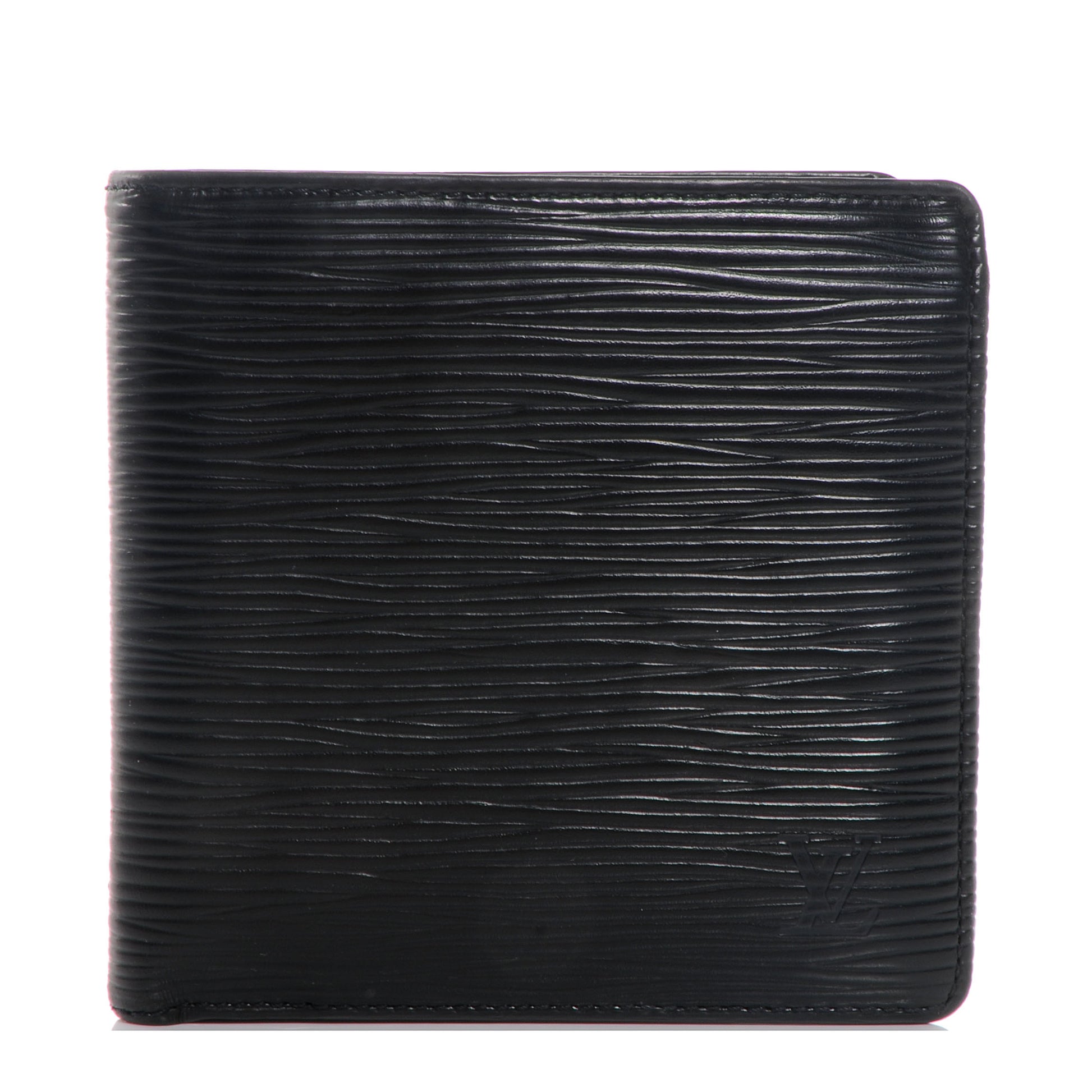 Louis Vuitton Epi Porte-Billets Cartes Credit Monnaie Wallet Black 1 of 7