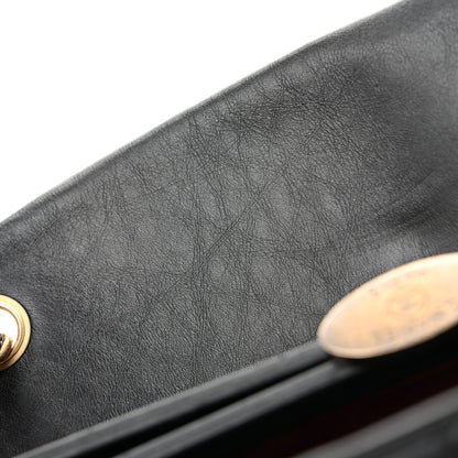 Chanel Aged Calfskin Large Just Mademoiselle Bowling Bag Black 27 of 27