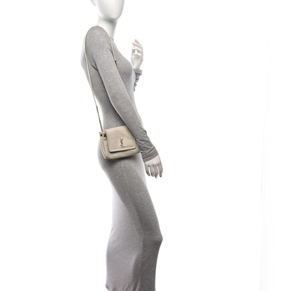 Saint Laurent Lambskin Quilted Monogram Mini Nolita Blanc Vintage 3 of 10