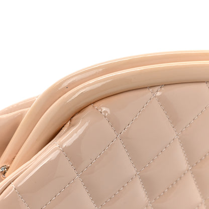 Chanel Patent Quilted Timeless Clutch Pink 11 of 15