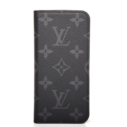 Louis Vuitton Monogram Eclipse iPhone 7 Folio Case 1 of 7