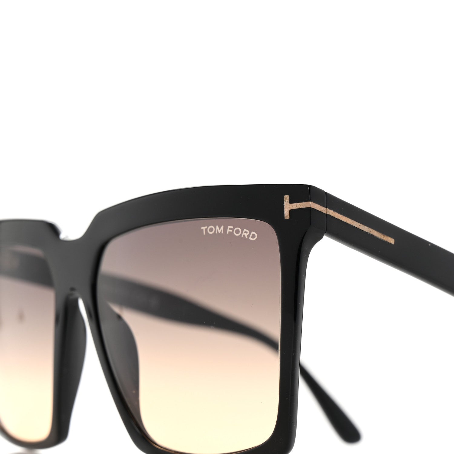 Tom Ford Acetate Sabrina Square Sunglasses TF764 Black 7 of 8