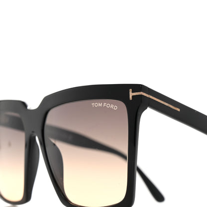 Tom Ford Acetate Sabrina Square Sunglasses TF764 Black 7 of 8
