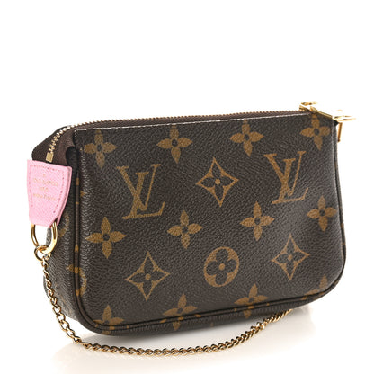 Louis Vuitton Monogram 2022 Christmas Animation Paris Mini Pochette Accessories Pink 2 of 8