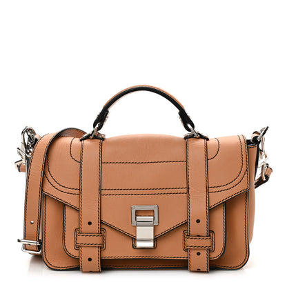 Proenza Schouler Lambskin Tiny PS1 Satchel Birch 1 of 9