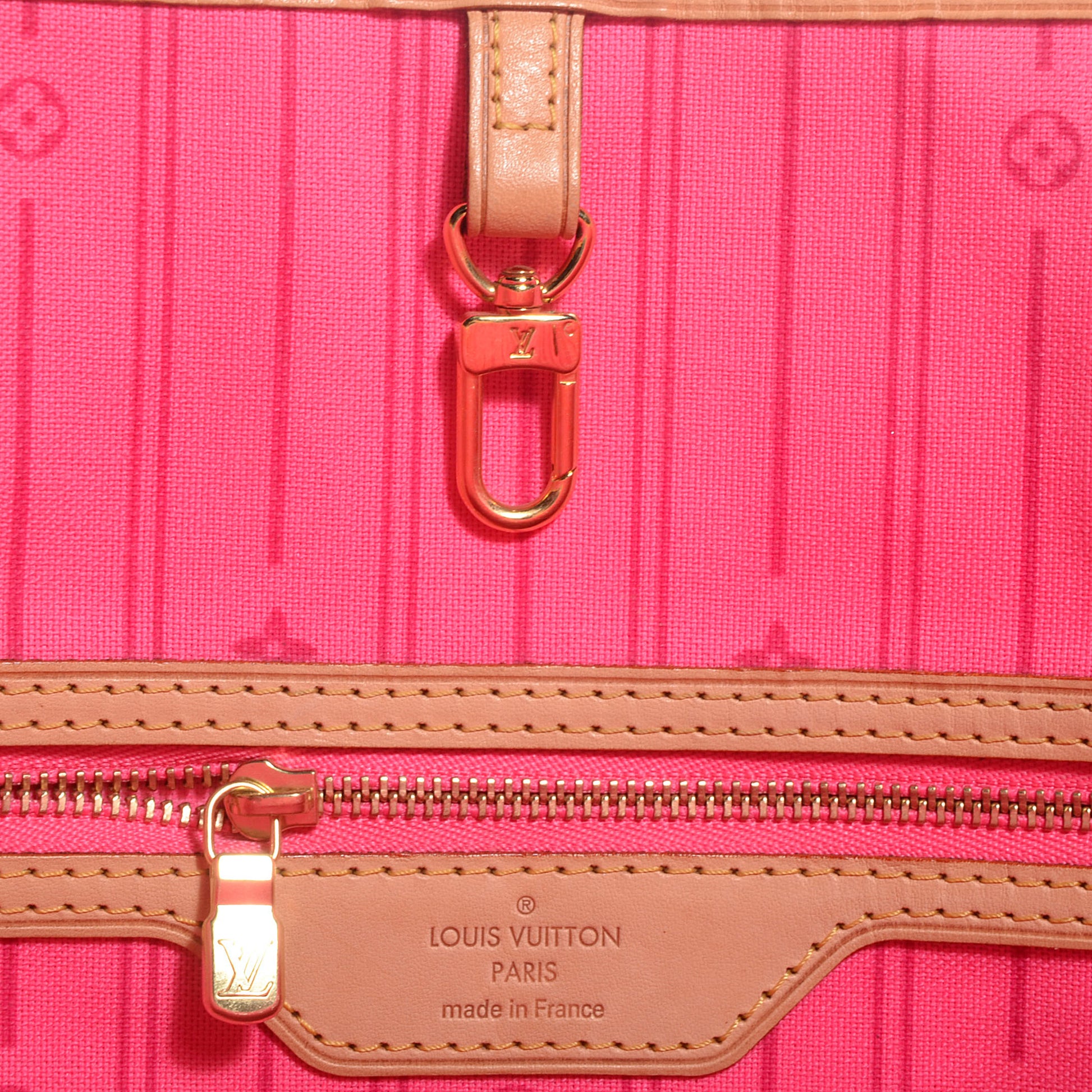 Louis Vuitton Monogram Roses Neverfull MM 6 of 7