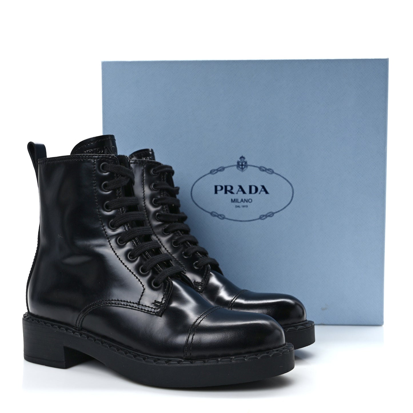 Spazzolato Chocolate 50mm Combat Boots 35.5 Black