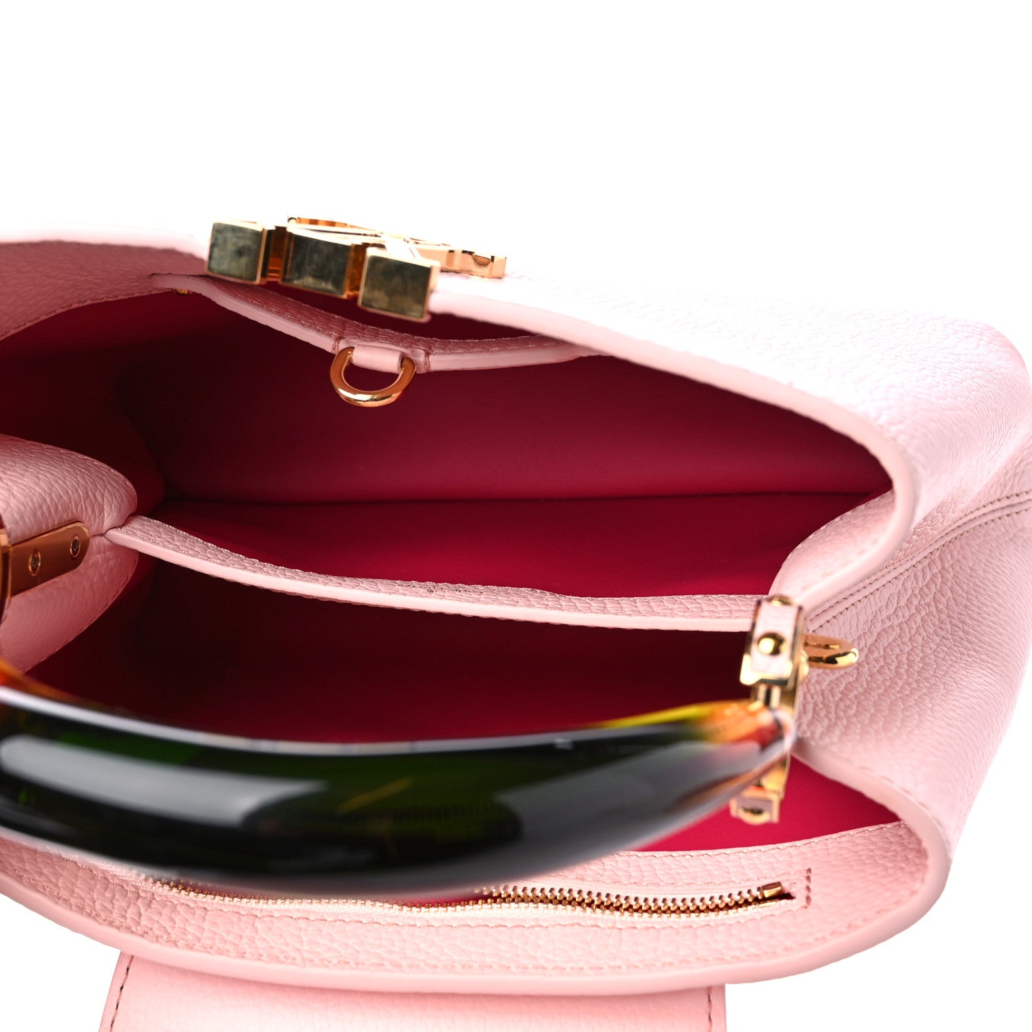 Louis Vuitton Taurillon Resin Murano Capucines BB Rose Jasmin 5 of 9