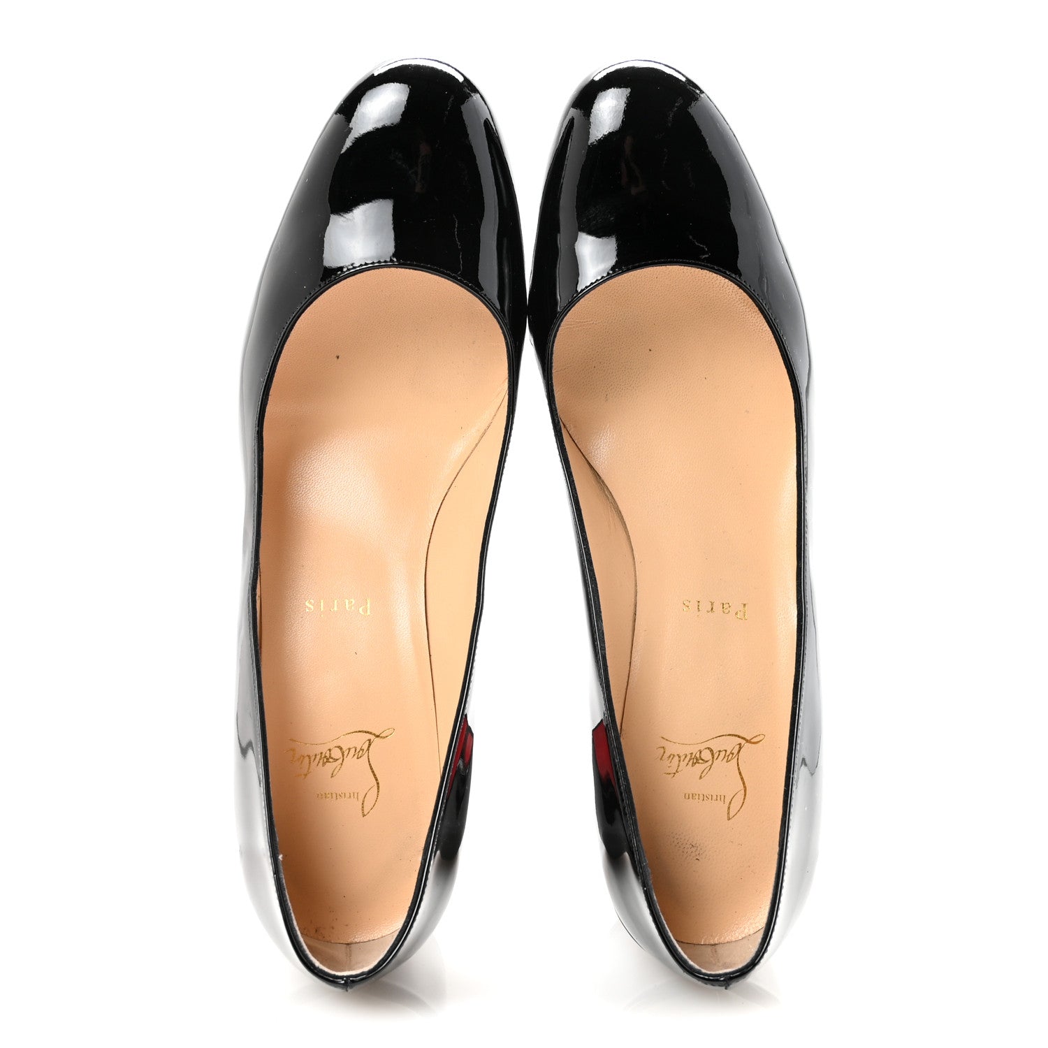 Christian Louboutin Patent Calfskin Miss Sab 55 Pumps 40 Black 2 of 9
