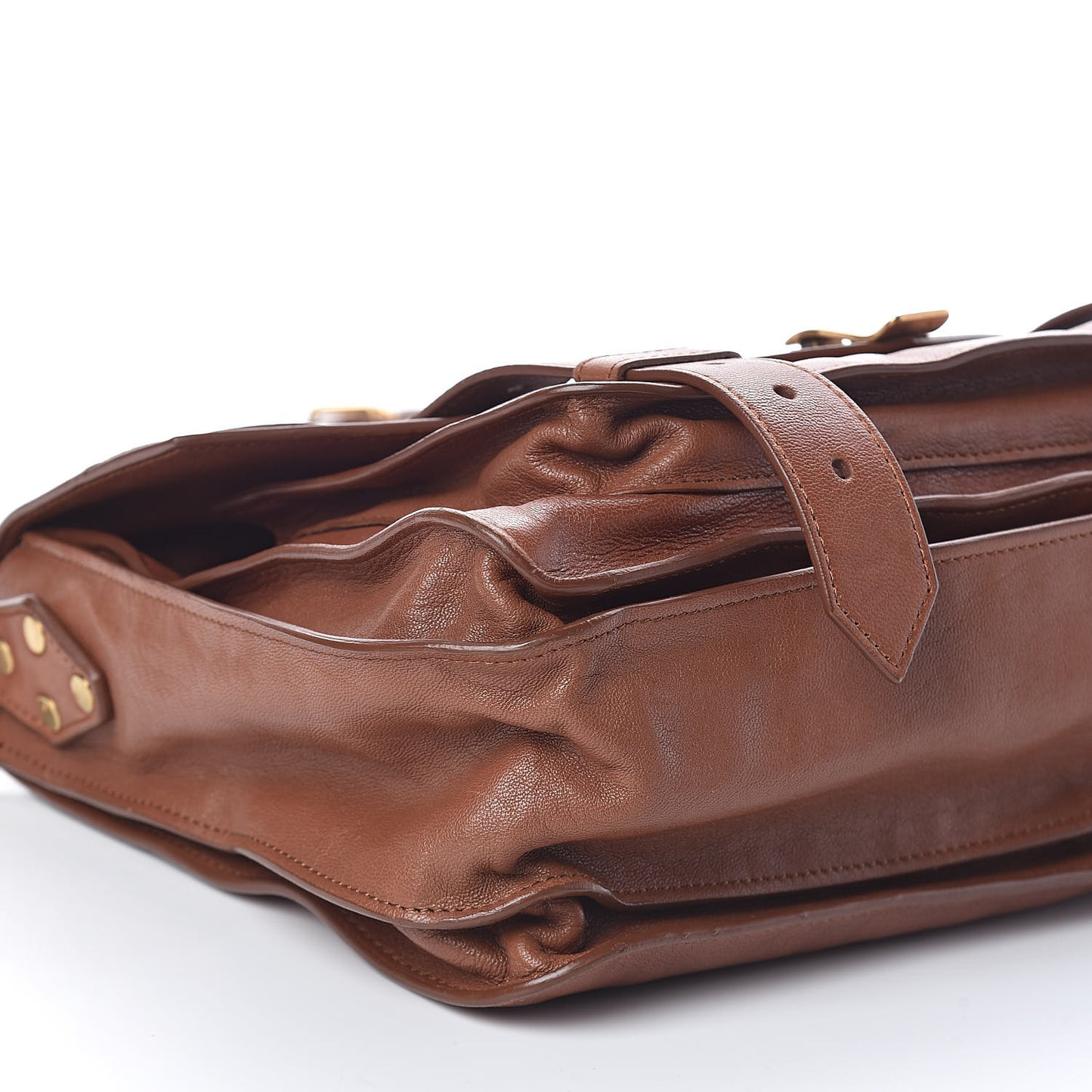 Lambskin Medium PS1 Satchel Saddle