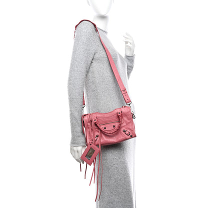 Balenciaga Agneau Classic Hardware Mini City Rose Bombon Raspberry 2 of 12