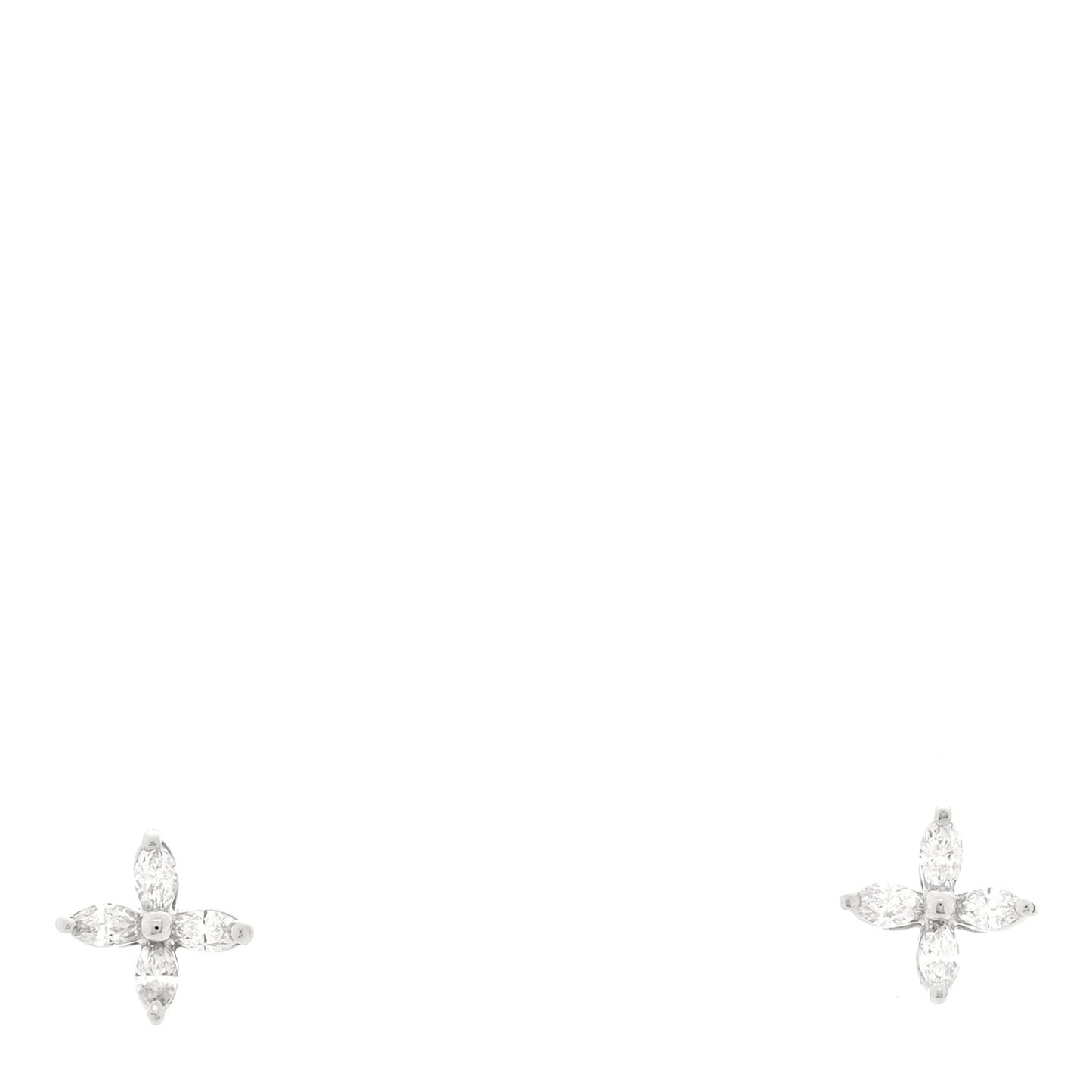Platinum Diamond .19ct Mini Victoria Earrings