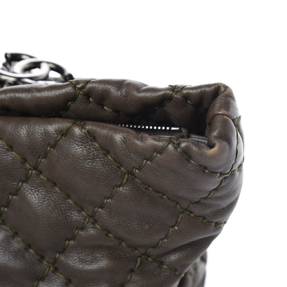 Chanel Calfskin Ultimate Stitch Shopping Tote Khaki 12 of 14