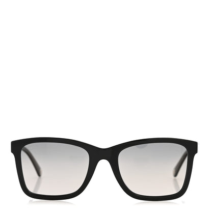 Chanel Acetate CC Rectangle Sunglasses 5551-U Black 2 of 9