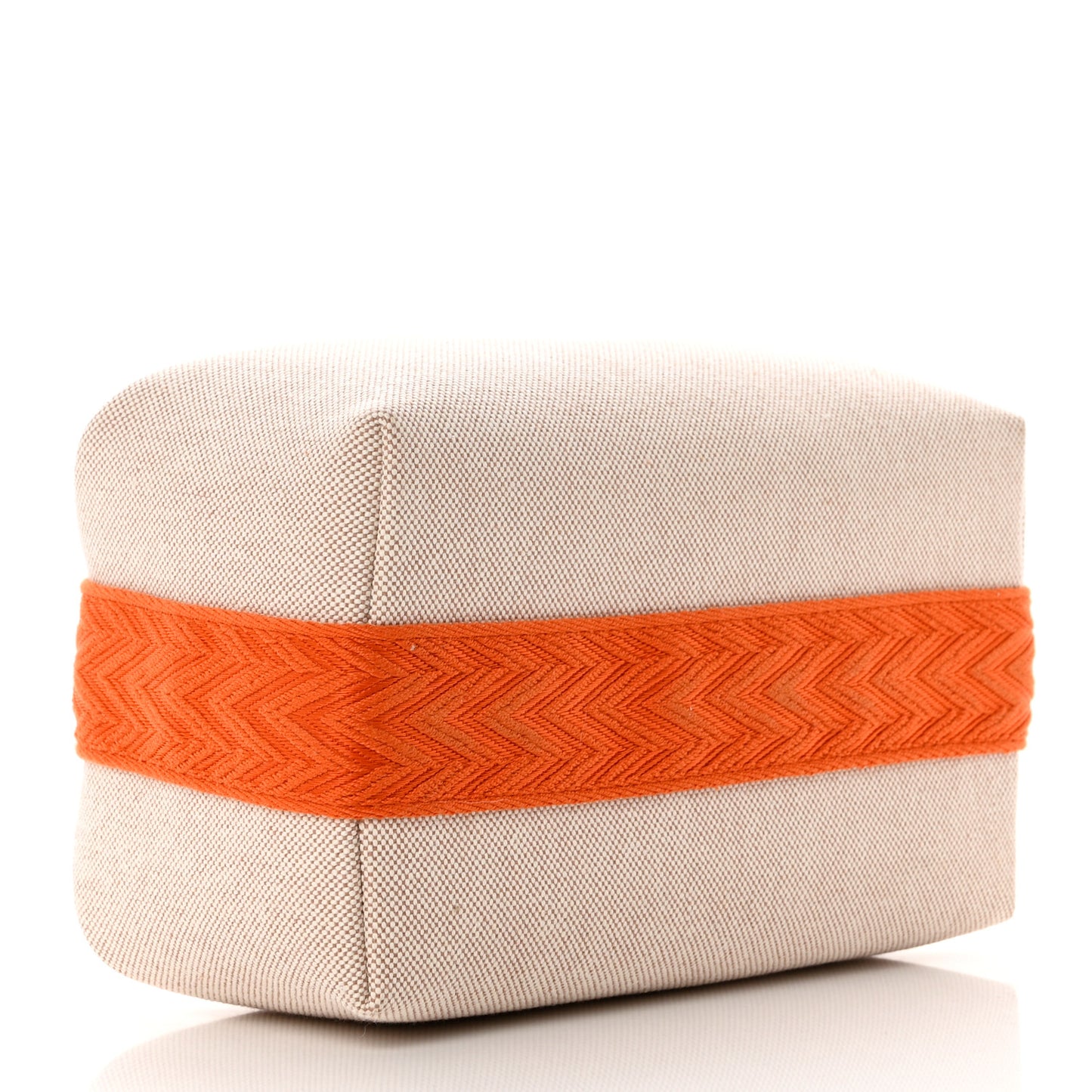 Canvas Small Bride-A-Brac Pouch Natural Orange