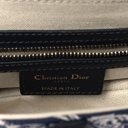 Christian Dior Canvas Embroidered Dioriviera Saddle Bag Blue 6 of 8