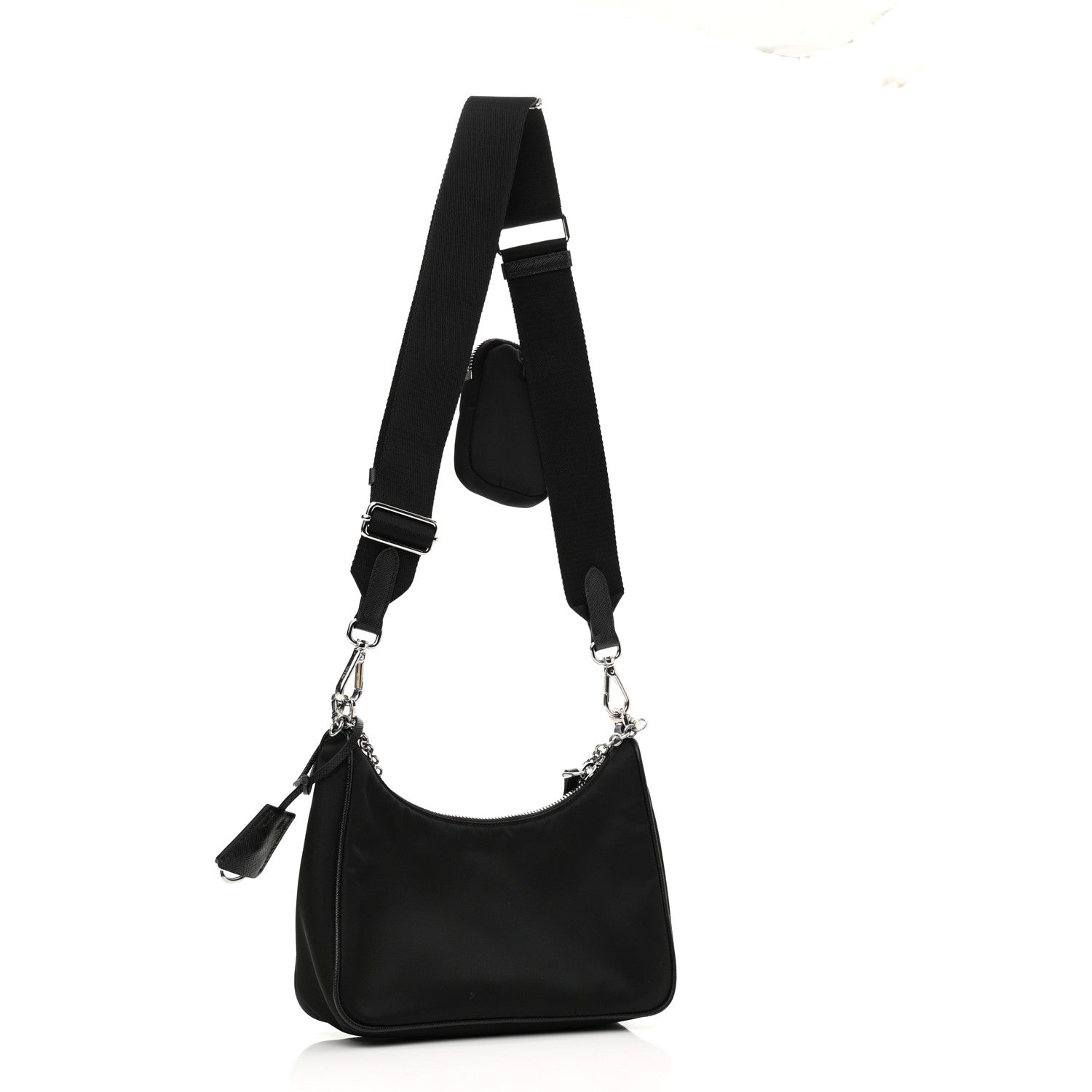 Prada Nylon Re-Edition 2005 Shoulder Bag Black 3 of 11