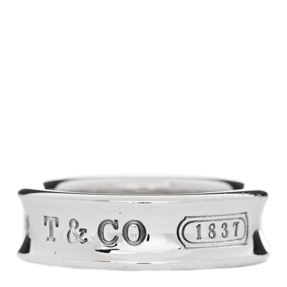 Tiffany Sterling Silver 1837 Band Ring 60 9 1 of 4