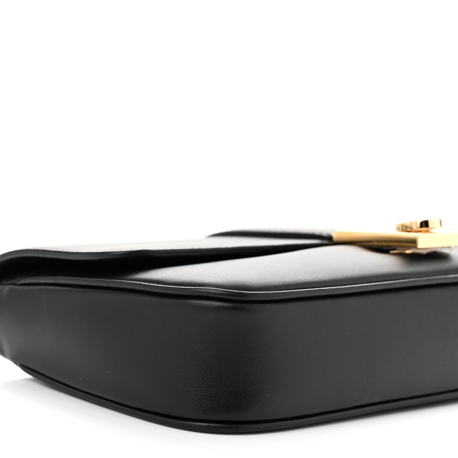 Salvatore Ferragamo Calfskin Archive Gancini Flap Crossbody Black 9 of 10