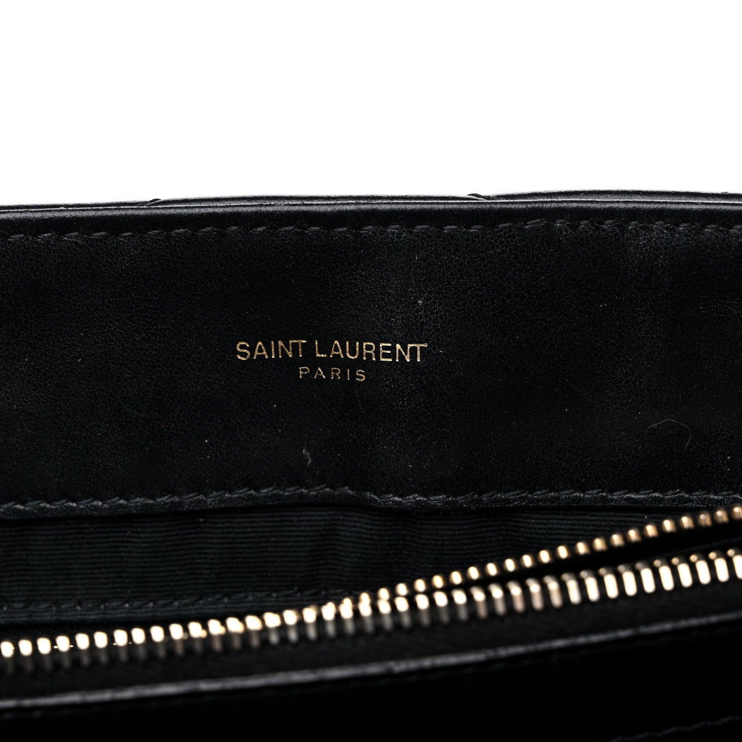 Saint Laurent Calfskin Y Quilted Monogram Medium Loulou Chain Satchel Black 6 of 14
