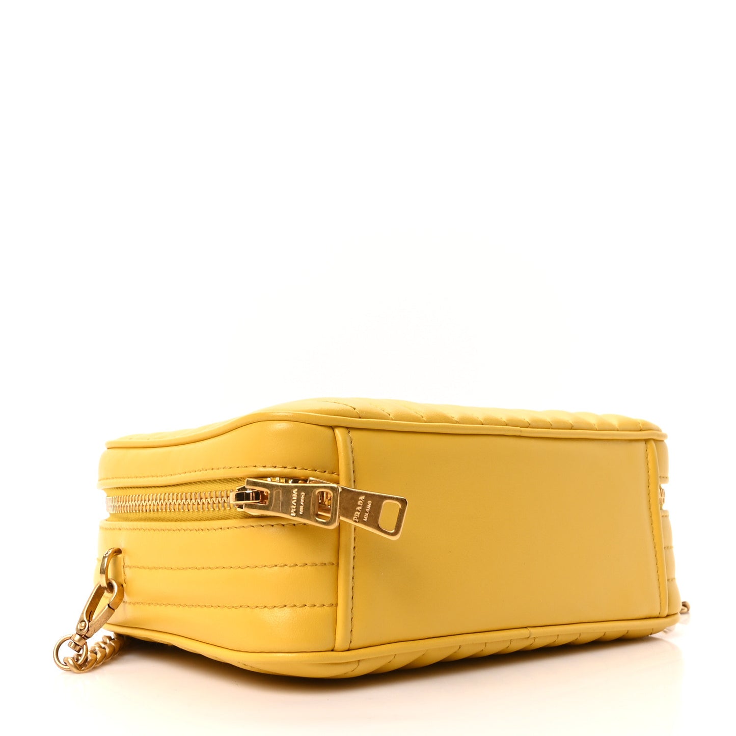Soft Calfskin Impunture Diagramme Top Handle Chain Crossbody Bag Soleil